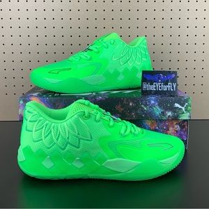 NEW Puma MB.01 Low Basketball Shoes “Green Gecko” LaMelo Ball 376941-07